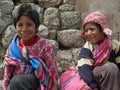 Portrait of two kids dressed in traditional clothing Royalty Free Stock Photo