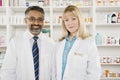 Portrait Of Two Pharmacists