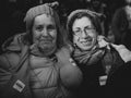 Portrait of two women in Iowa City