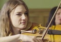 Portrait of two women playing music Royalty Free Stock Photo