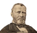 Portrait of U.S. president Ulysses S. Grant Royalty Free Stock Photo