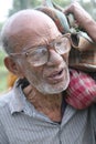 Portrait of an unidentified day laborer in Kumrokhali, India