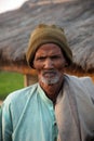 Portrait of an unidentified day laborer in Kumrokhali, India