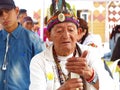 Portrait of unidentified ecuadorian healer