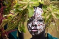 Portrait of unidentified Surmi boy Royalty Free Stock Photo