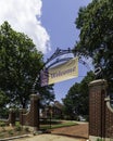 Portrait -University of Montevallo entrance gate