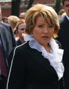 Portrait of Valentina Matvienko, one of the most famous contemporary female politicians.