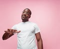 Portrait of a very happy afro American man Royalty Free Stock Photo