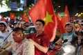 Portrait of Vietnamese football supporter