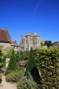 Portrait view of Carisbrooke Castle and Picturesque Gardens