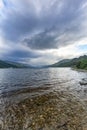 Loch earn and clouds Royalty Free Stock Photo