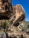 Portrait view of Portrait view of `Hippo`s Yawn`  - Wave Rock, Western Australia Royalty Free Stock Photo