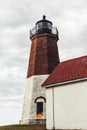 Historic Judith Point Lighthouse - Rhode Island Royalty Free Stock Photo