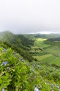 Portrait View of Sete Cidades Crater