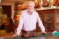 Portrait Of Violin Maker In Shop Royalty Free Stock Photo