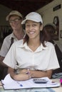 Portrait of a waitress.