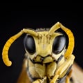 Portrait of a wasp Royalty Free Stock Photo