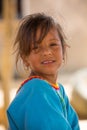 Portrait of Wayuu Indian girl in Punta Gallinas