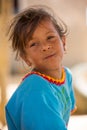 Portrait of Wayuu Indian girl in Punta Gallinas