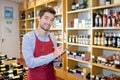 Portrait wine shop owner