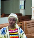 Portrait of the woman dancer of traditional yemeni dance, Sanaa, Yemen