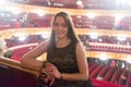 Portrait of woman in The Gran Teatre del Liceu