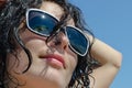 Portrait of a woman in sunglasses Royalty Free Stock Photo