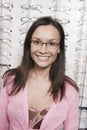 Portrait Of A Woman Wearing Glasses Royalty Free Stock Photo