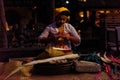 Woman weaving in Bali, Indonesia
