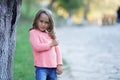 Portrait of a 4 year old girl posing