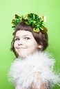 Portrait of 10 yeas old girl Royalty Free Stock Photo