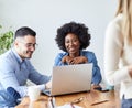 young girl businesswoman woman african american black office business colleague meeting startup corporate student Royalty Free Stock Photo