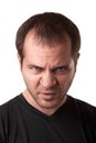 Portrait of young angry man Royalty Free Stock Photo