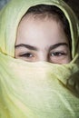 Portrait of young arab woman with veil Royalty Free Stock Photo