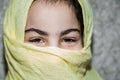 Portrait of young arab woman with veil Royalty Free Stock Photo