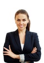 Portrait of a young attractive business woman Royalty Free Stock Photo