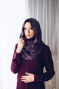 Portrait of young beautiful arabic middle eastern woman Royalty Free Stock Photo