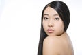 Portrait of young beautiful asian model Royalty Free Stock Photo