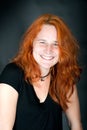 Portrait of a young beautiful redhead woman Royalty Free Stock Photo