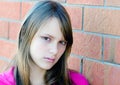 Portrait of a young beautiful teenager girl Royalty Free Stock Photo