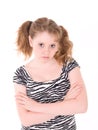 Portrait of young beautiful teenager girl Royalty Free Stock Photo