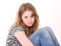Portrait of young beautiful teenager girl Royalty Free Stock Photo