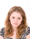 Portrait of young beautiful teenager girl Royalty Free Stock Photo