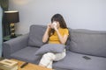 Portrait of young beautiful woman having a cup of coffee Royalty Free Stock Photo