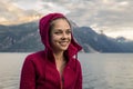 Portrait of young and beautiful woman, Norway