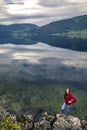 Portrait of young and beautiful woman, Norway