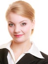 Portrait of young blond businesswoman Royalty Free Stock Photo