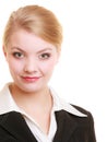 Portrait of young blond businesswoman Royalty Free Stock Photo