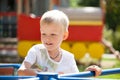 Portrait of a young blonde boy Royalty Free Stock Photo