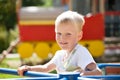 Portrait of a young blonde boy Royalty Free Stock Photo